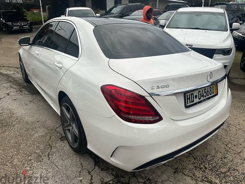 Mercedes Benz C300 Free Registration 4matic  white Look AMG 2016 3