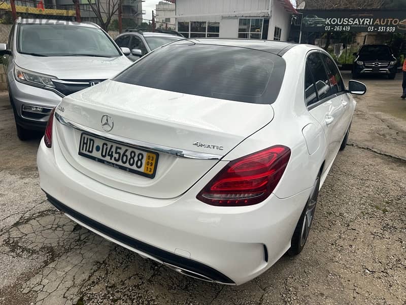 Mercedes Benz C300 Free Registration 4matic  white Look AMG 2016 4