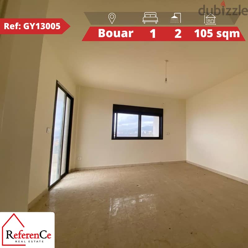 Prime apartment with roof in bouar شقة مميزة مع سطح في البوار 0