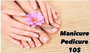 Manicure + Pedicure 10$