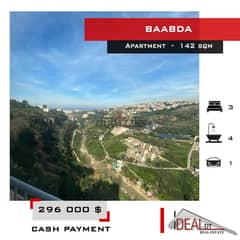 Luxurious apartment for sale in Baabda 142 SQM REF#MS82124