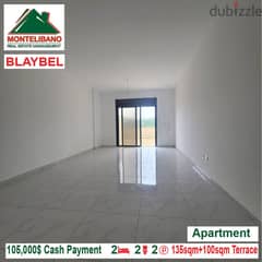 105000$!!! Apartment for sale located in Blaybel