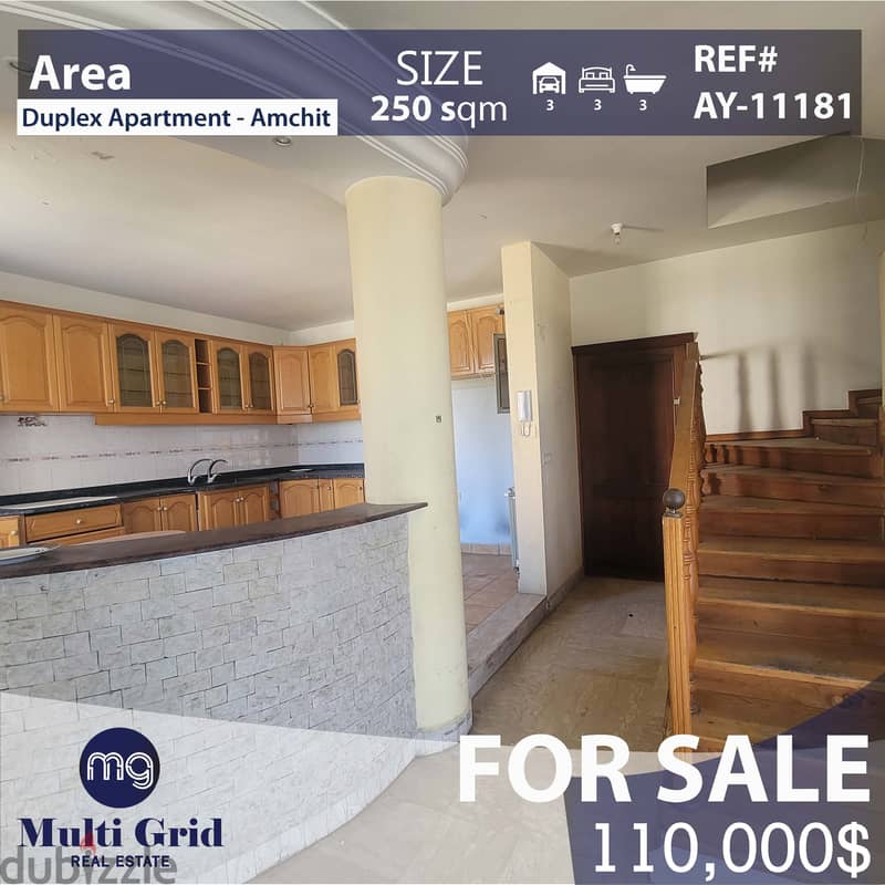 Apartment for Sale in Amchit, AY-11181, شقة دوبلكس للبيع في عمشيت 0