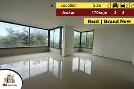 Awkar 170m2 | 25m2 Terrace | Rent | High End | MJ |