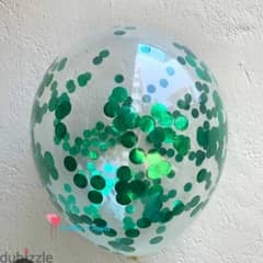 party confetti balloons