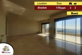 Sheileh 170m2 | Rent | Easy Access | Panoramic Sea View | KS |