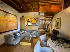 Furnished Duplex Chalet in Faraya with Breathtaking View