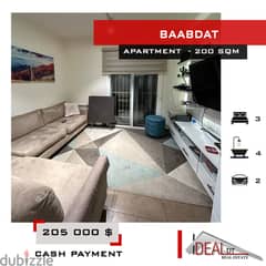 Furnished Apartment for sale in Baabdat 200 sqm ref#ag2016