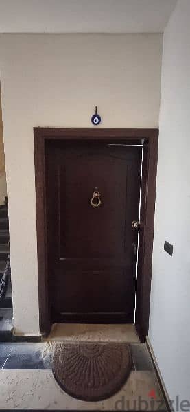 باب مدخل خشب زان wooden door 1
