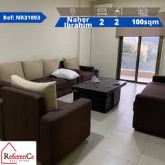 Apartment for rent in nahr ibrahim شقة للأجار في نهر أبراهيم
