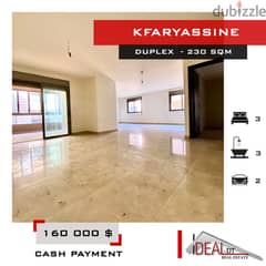 Duplex for sale in kfaryassine 230 SQM REF#CE22045
