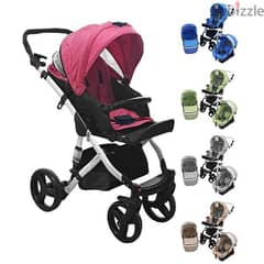 Modular Travel System Stroller With Portable Bed And Car Seat