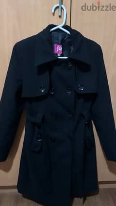 coat black color from france