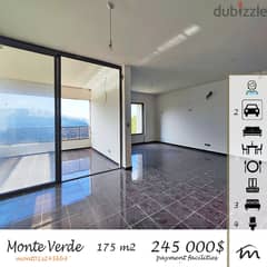 Monteverde | Brand New High End 3 Bedrooms Ap | Balcony | 2 Parking