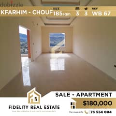 Apartment for sale in Kfarhim Aley WB67