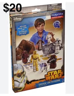 Star Wars 3D paper craft toy collectibles