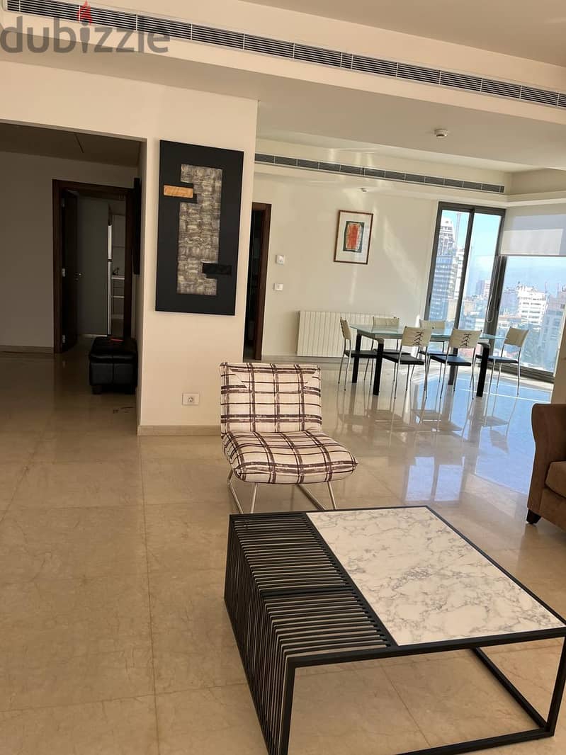 New Furnished Apartment For Rent In Achrafieh /شقة للأيجار في الاشرفية 2