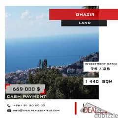 Land for sale in Ghazir 1440 sqm ref#wt8113 0