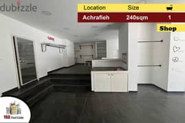 Achrafieh 240m2 | Shop | Classic | Perfect Investment | LB NJ |