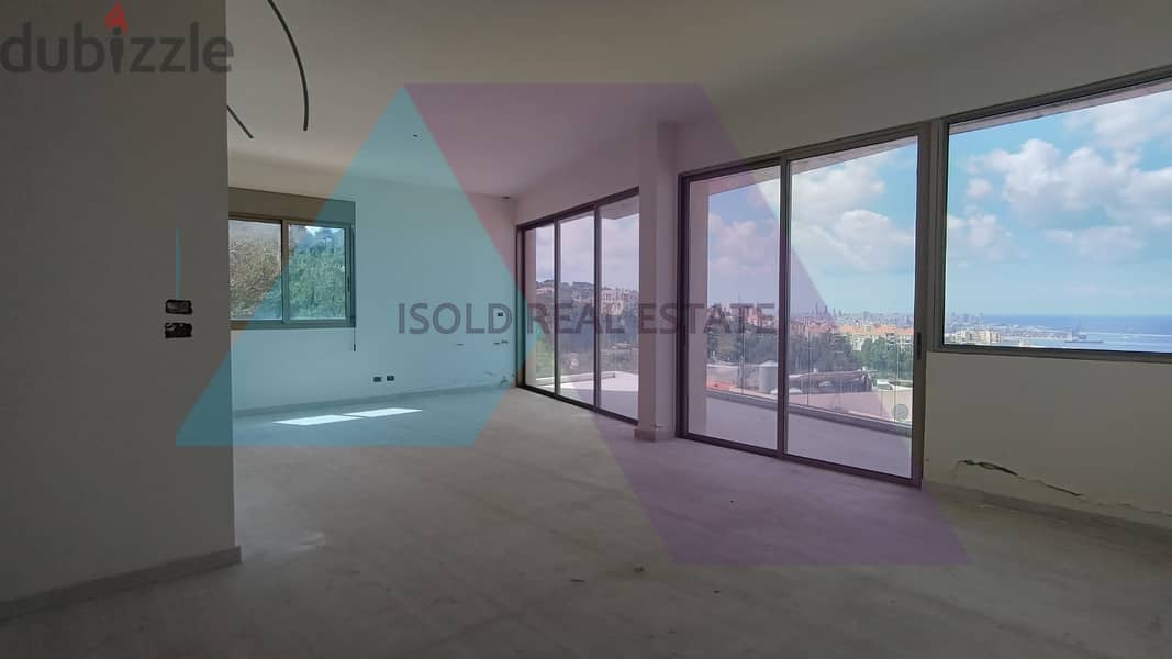 Lease-to-Own, 187m2 apartment + sea view for sale in Bsalim 1