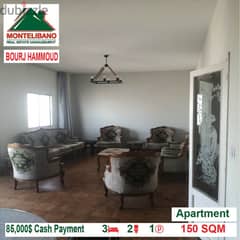 85000$!! Apartment for sale located in Bourj Hammoud