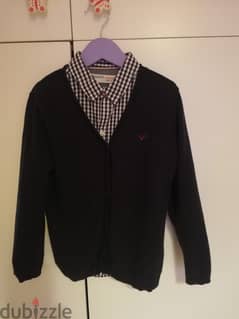 Minoti Shirt and Cardigan