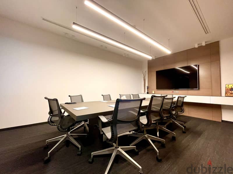 JH24-3362 Furnished office 270m for rent in Achrafieh, $ 4,333 cash 3