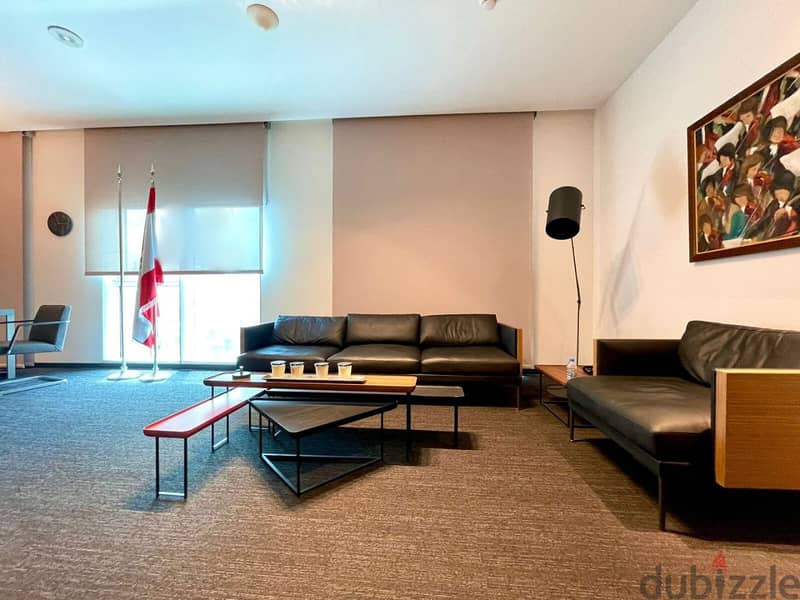 JH24-3362 Furnished office 270m for rent in Achrafieh, $ 4,333 cash 7
