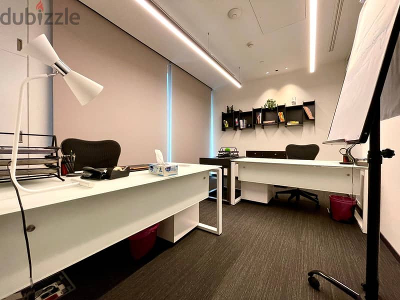 JH24-3362 Furnished office 270m for rent in Achrafieh, $ 4,333 cash 8