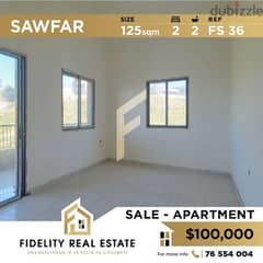 Apartment for sale in Sawfar FS36