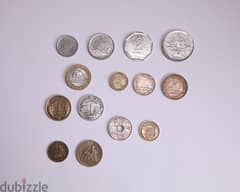 14 Old French coins