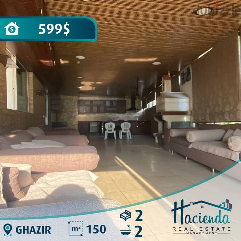 Furnished Apartment For Rent In Ghazir شقة للإيجار في غزير 0