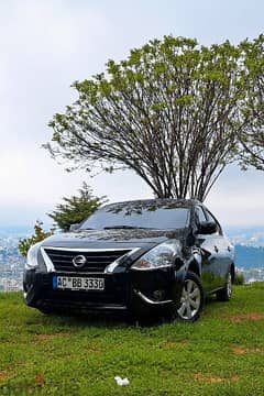 nissan sunny 2017 black