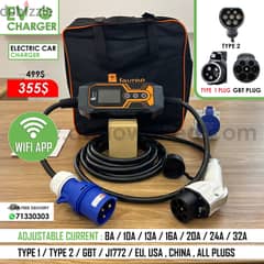 NEW ELECTRIC CAR CHARGER / EV CHARGER / WIFI ADJUSTABLE CURRENT