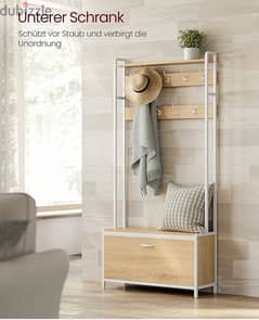 Coat Rack with Shoe Cabinet, Coat Rack with Bench,