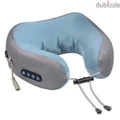 3D Massaging Travel Pillow, U-Shaped Neck Massager, 3-Mode Vibration