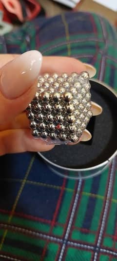 silver magnetic balls