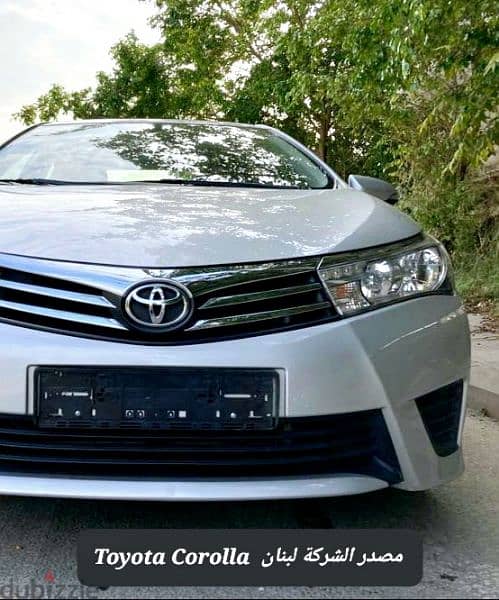 2014 Toyota Corolla excellent condition  مصدر الشركة لبنان 4