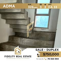 Apartment for sale in Adma - Duplex CA33