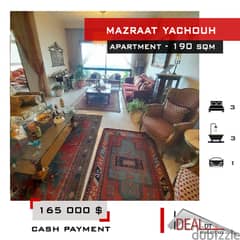 Apartment for sale in Mazraat Yachouh 190 sqm ref#ag20195
