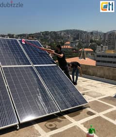 Solar maintenance and cleaning أعمال صيانة و تنظيف الطاقة الشمسية