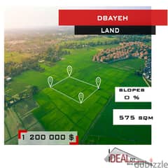 Land for Sale In Dbayeh 575 sqm ref#ea15330
