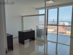 kaslik furnished office 120m for rent prime location sea view Ref#207