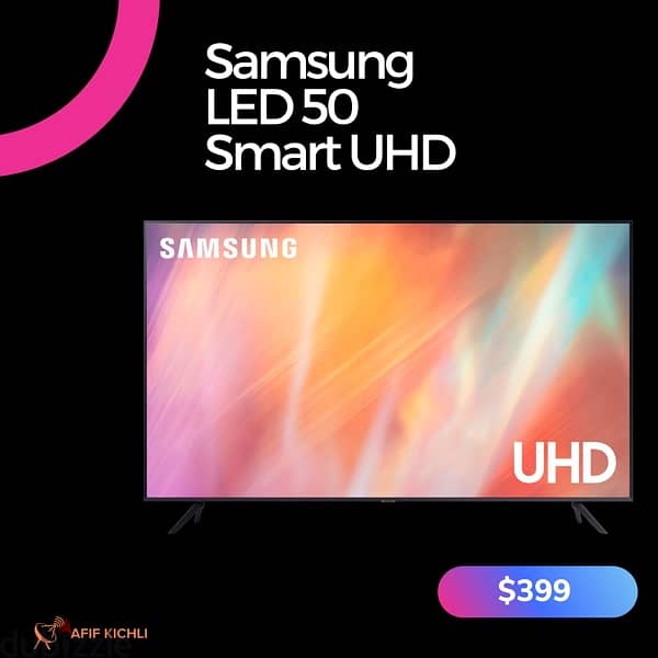 Samsung Campomatic LED 32-43-50-55-65-75 Smart UHD كفالة شركة 1