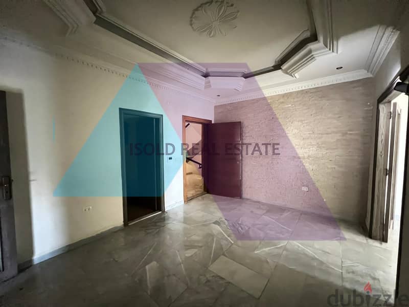 Decorated 225 m2 apartment +terrace+sea view for sale in Zouk Mikhayel 12