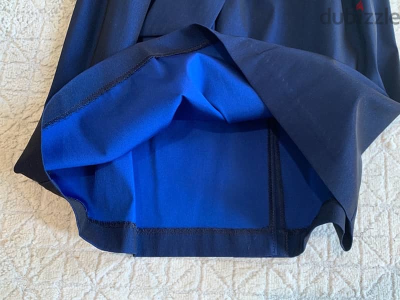CUE navy blue dress with belt 3