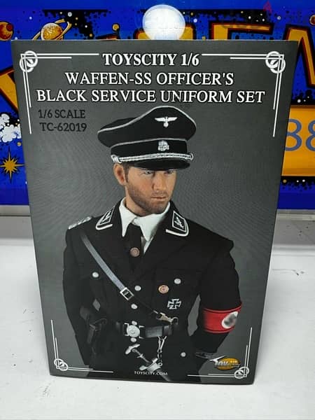 1/6 WW2 German Uniform Waffen SS Officer Action figure Figurine 0