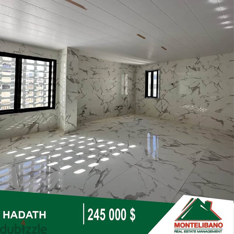 245,000$!!!! Apartment for Sale located in Hadath!! 0