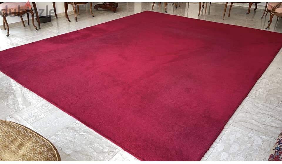 Tapis moderne. Modern red Carpet 0