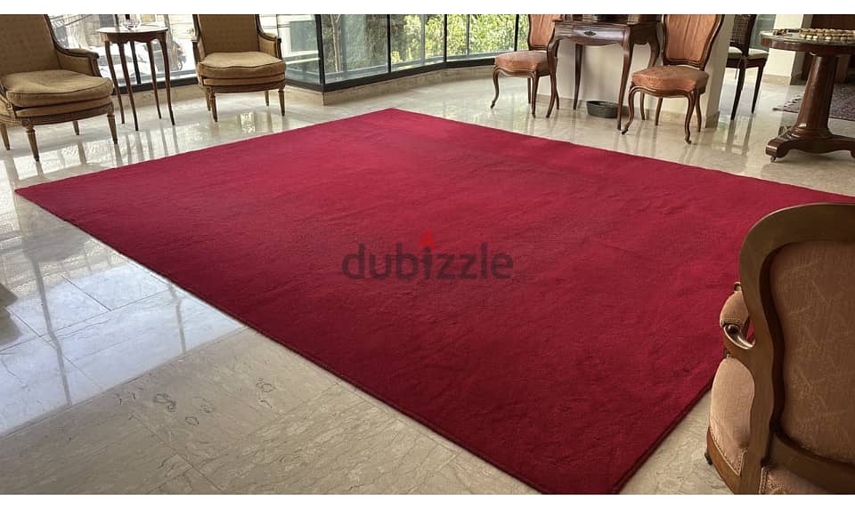 Tapis moderne. Modern red Carpet 2